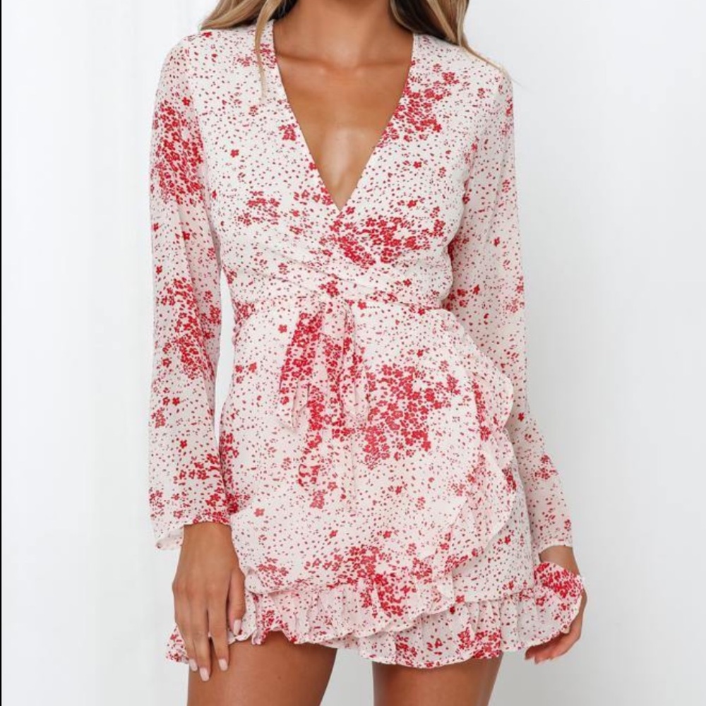 Hello Molly wrap dress size AU 8